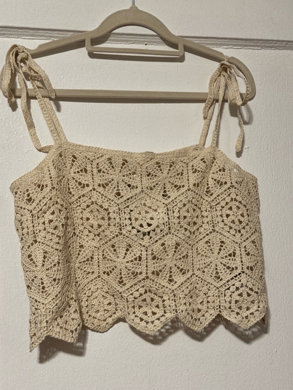 H&M Crochet Beach Top
